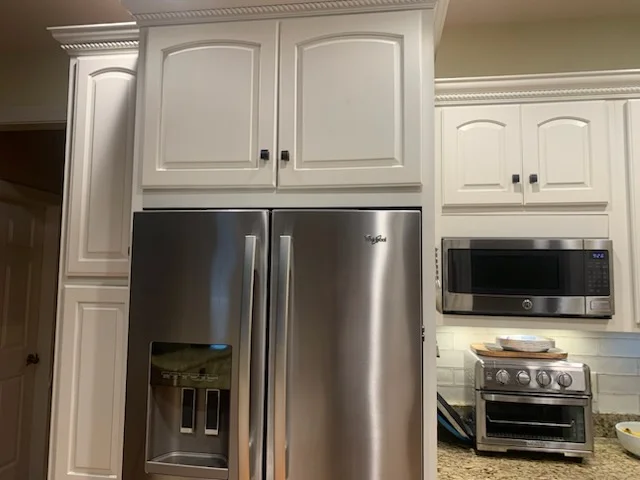 Kitchen remodel with full-height storage cabinetry